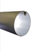 Tube acier galvanisé diametre 78 mm à gorge
