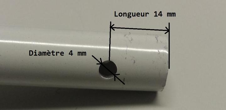 manivelle volet roulant profilstores détail percage 4 mm entraxe 14 mm, nov 2013 manivelle volet roulant profilstores détail percage 4 mm entraxe 14 mm