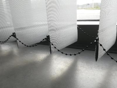 Lot De 20 Plaques De Lestage 127 Mm Avec Chaîne Blanche 10 M - Accessoires Pour Stores Verticaux