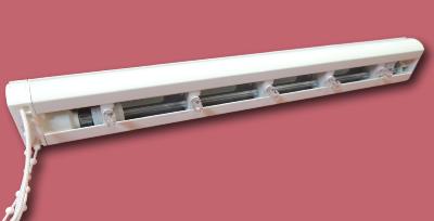 Rail seul pour store californien 127 mm