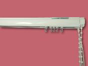 Rail seul pour store californien 127 mm