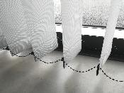 Poids store à bandes verticales 127 mm