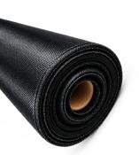 Toile moustiquaire aluminium noire