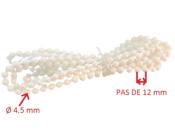 Chainette sans fin store Ø 4.5 mm - Pas de  12 mm