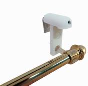 Support tringle rideau diamètre 10 mm