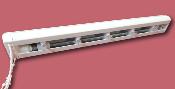 Rail seul pour store californien 127 mm
