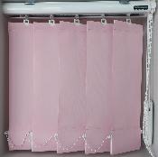 Store à bandes verticales 127 mm - Tissu Rose