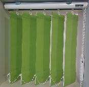 Store à bandes verticales 127 mm - Tissu Vert clair